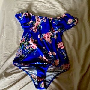 Floral Juniors Body Con suit